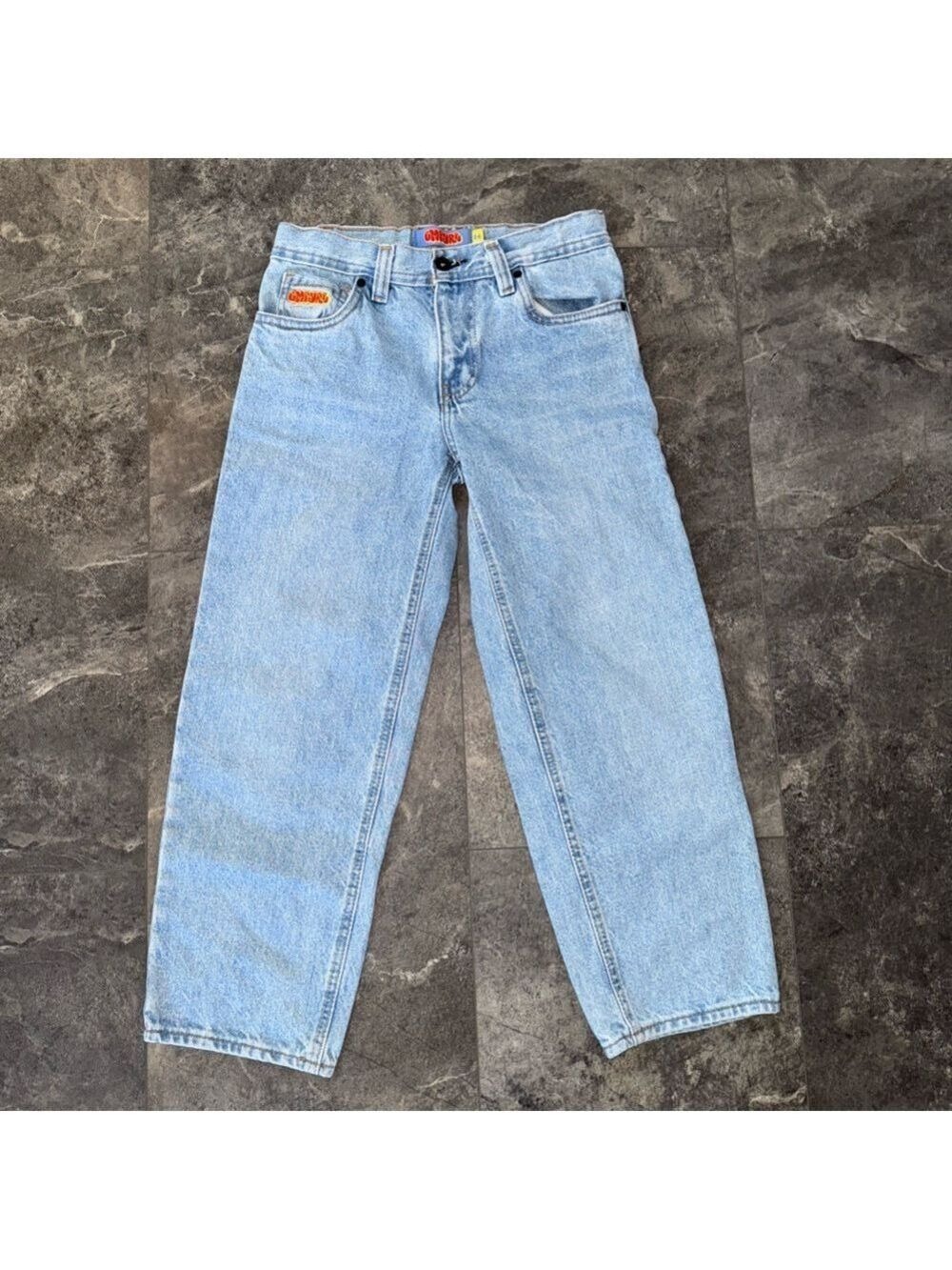 Empyre Relax Straight Leg Jeans Light Wash Size 24